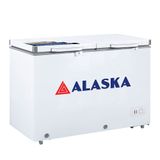 Tủ bảo quản Alaska BCD4568CI, 345 lít, Inverter, 2 ngăn, 2 cánh, dàn đồng 