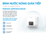  Bình nóng lạnh 15 lít Midea MWH15-25MVD1(VN)W (Bình vuông) 