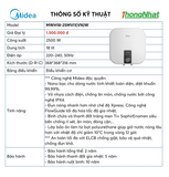  Bình nóng lạnh 18 lít Midea MWH18-25MVII(VN)W (Bình vuông) 