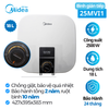  Bình nóng lạnh 18 lít Midea MWH18-25MVII(VN)W (Bình vuông) 