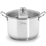  Nồi Inox FiveStars FPN30002, inox 304, 03 đáy, 30cm, nắp kính 