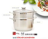  Nồi xửng hấp FiveStar phi 26 vung kính FSNX26001 