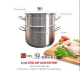  Nồi xửng hấp FiveStar phi 28 vung kính FSNX28003 