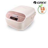  Nồi cơm điện tử Gree GDFWK-5026C , 1.5L, 830W, màu trắng hồng 
