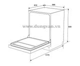  Máy rửa bát độc lập Hafele HDW-F602EB 