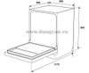  Máy rửa bát Hafele HDW-F6031G 