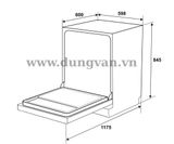  Máy rửa bát Hafele Wifi HDW-F6072B 