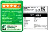  Máy giặt sấy lồng ngang Hisense Roman Holiday Inverter giặt 10.5 kg - sấy 7 kg WD105R5 