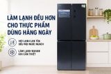  Tủ lạnh Multidoor 4 cánh Funiki 503 Lít HR M8503TB Double Inverter, cánh thép, màu đen 