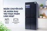  Tủ lạnh Multidoor 4 cánh Funiki 503 Lít HR M8503TB Double Inverter, cánh thép, màu đen 