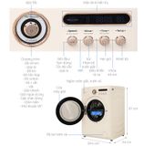  Máy giặt lồng ngang Hisense Roman Holiday Inverter 10.5 kg WF105R5 
