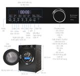  Máy giặt sấy lồng ngang Hisense Inverter giặt 10.5 kg - sấy 7 kg WD105M3 