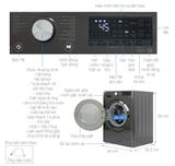  Máy giặt sấy LG Inverter giặt 11 kg - sấy 7 kg FV1411H3BA 