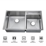  Chậu rửa Munchen Inox 2 hố AISI 304 MBS4882-S01 