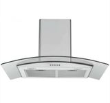  Máy hút mùi GGM MOON70P kính cong, điều khiển cơ 