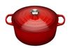  Nồi gang chống dính Le Creuset 24cm màu đỏ dùng được các loại bếp, Made in France 