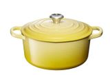  Nồi gang chống dính Le Creuset 18cm màu vàng dùng được các loại bếp, Made in France 