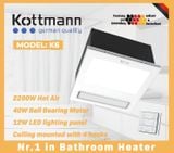 Quạt sưởi âm trần đa năng Kottmann K6 