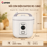  Nồi cơm điện Rapido RC-1.8M2, 1.8 lít, China 