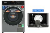  Máy giặt sấy lồng ngang Panasonic Inverter giặt 10 kg - sấy 6 kg NA-S106FC1LV 