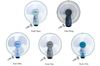  Quạt treo tường Senko TR1628 có điều khiển 