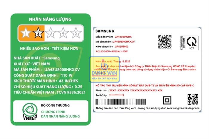 Tivi Samsung AI 4K 43 inch UA43U8000H - Điện máy Dũng Vân