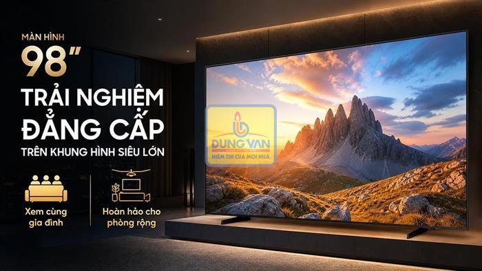 Smart Tivi Crystal UHD Samsung 4K 98 inch UA98U9500H chính hãng Dũng Vân Quảng Ninh