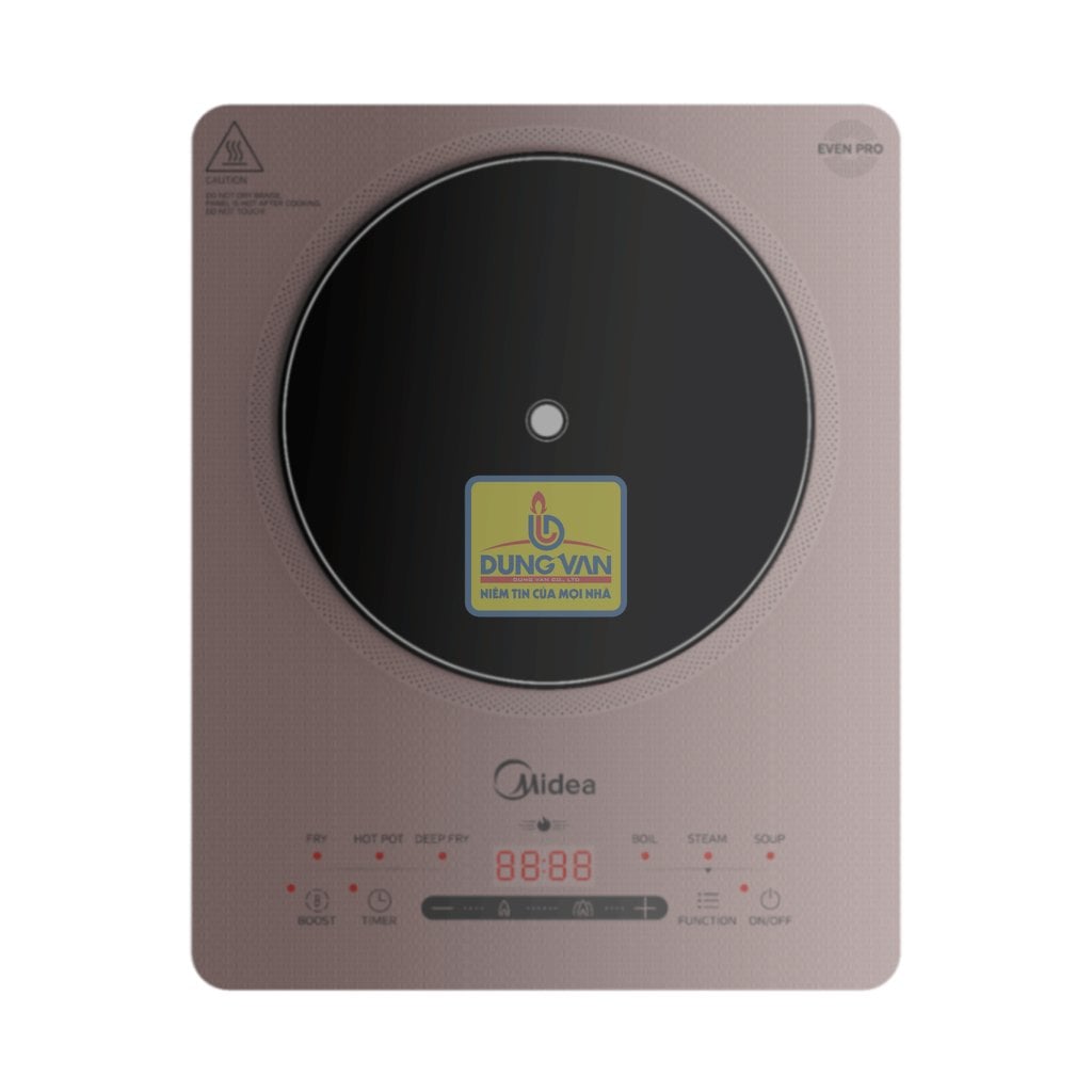 Bếp từ đơn Midea MIC221T0AGR, 2200W, màu tím chính hãng Dũng Vân Quảng Ninh