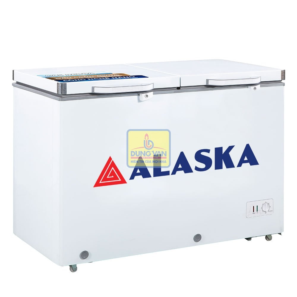 Tủ bảo quản Alaska 350 lit BCD3568C  2 ngăn , 2 cánh, dàn đồng chính hãng Dũng Vân Quảng Ninh