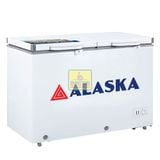  Tủ bảo quản Alaska 350 lit BCD3568C  2 ngăn , 2 cánh, dàn đồng 