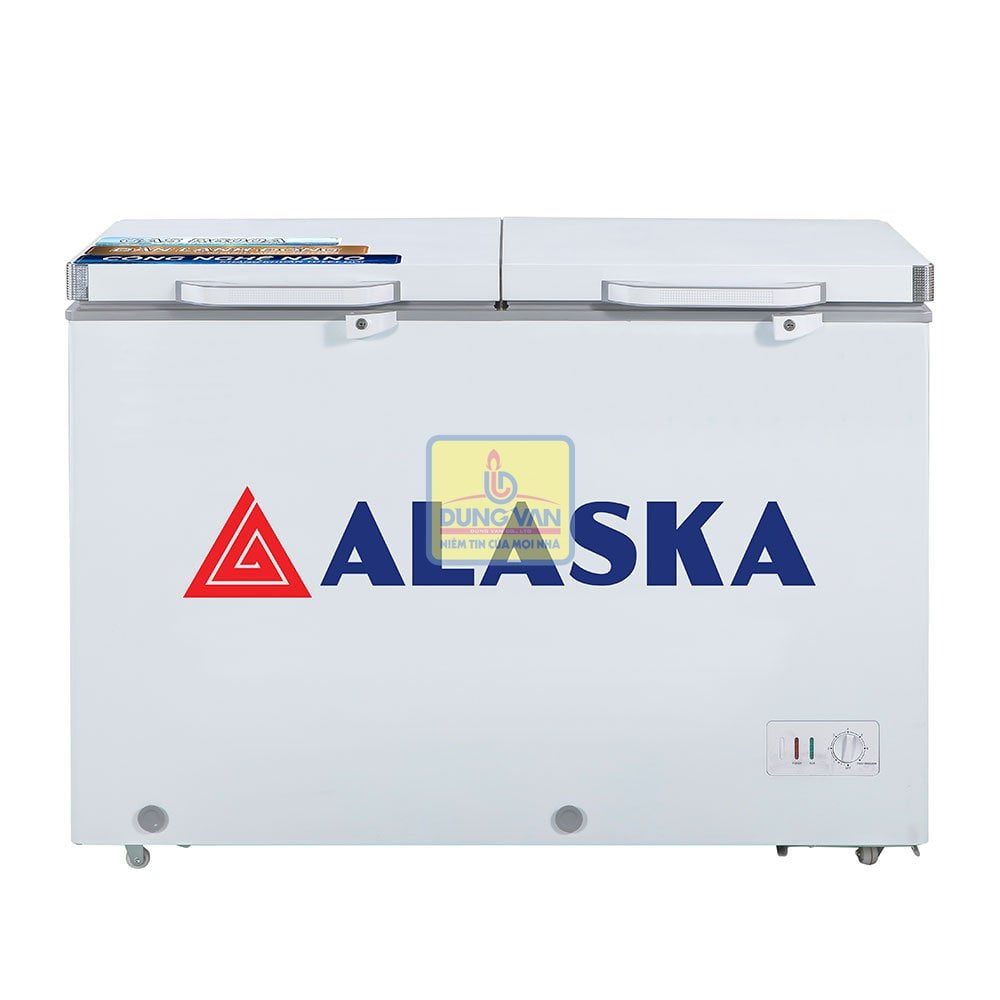 Tủ bảo quản Alaska 350 lit BCD3568C  2 ngăn , 2 cánh, dàn đồng chính hãng Dũng Vân Quảng Ninh