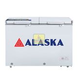  Tủ bảo quản Alaska 350 lit BCD3568C  2 ngăn , 2 cánh, dàn đồng 