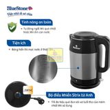  Ấm siêu tốc Bluestone KTB-3468, 1.7 lít, 1800W, 2 lớp inox 304 