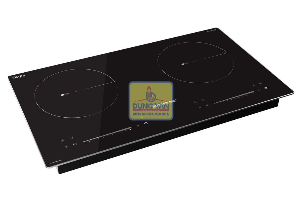 Bếp từ đôi Sunhouse SHB-588DI, (2000W + 2000W), KT cắt đá 655 x 365 mm, China chính hãng Dũng Vân Quảng Ninh