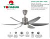  Quạt Trần đèn Tomasun TMS-8801-XMA, 6 cánh, sải cánh 1670mm, có khiển, đảo chiều 2 chế độ gió, màu bạc, PRC 