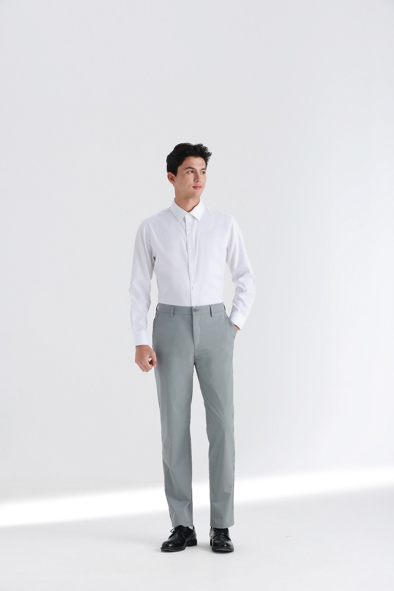  Áo sơ mi nam Oxford Tay dài 201-03 