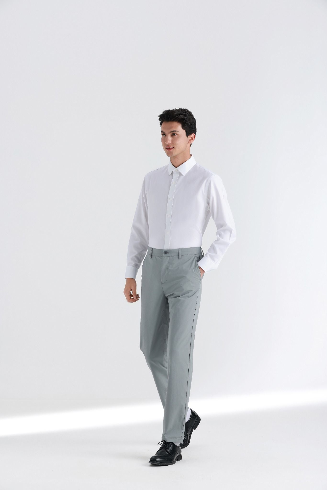  Áo sơ mi nam Oxford Tay dài 201-03 