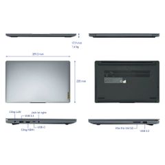 Laptop Lenovo IdeaPad Slim 3 15ABR8 - 82XM00MDVN (Ryzen 5 5625U/ Onboard graphics/ 16GB/ 512GB/ Windows 11)