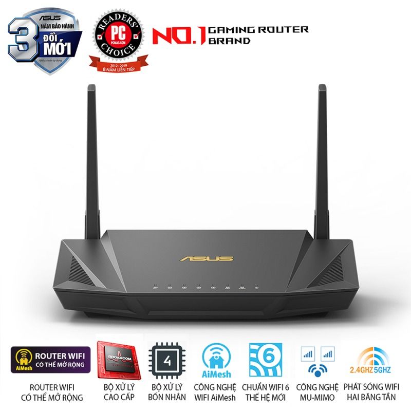 WiFi Asus RT-AX56U AX1800Mbps (WiFi 6)
