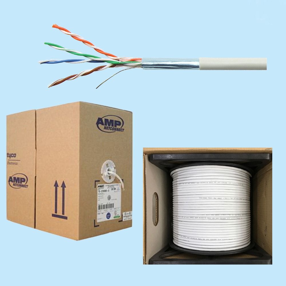 Cuộn cáp mạng Commscope/AMP CAT5E 6-219590 (305m/cuộn)