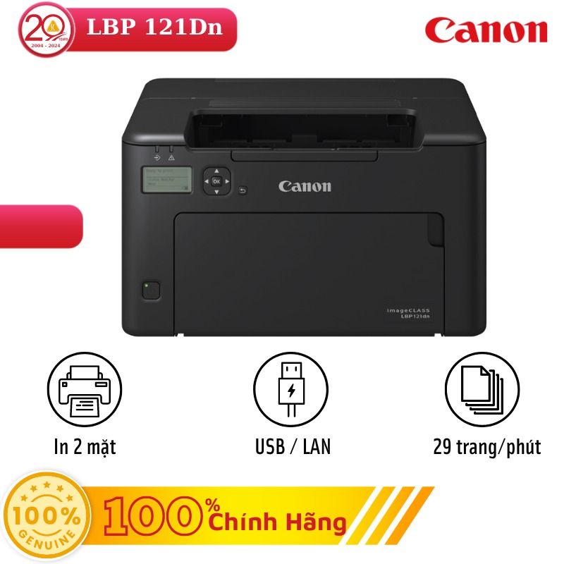 Máy in Laser trắng đen Canon LBP 121DN