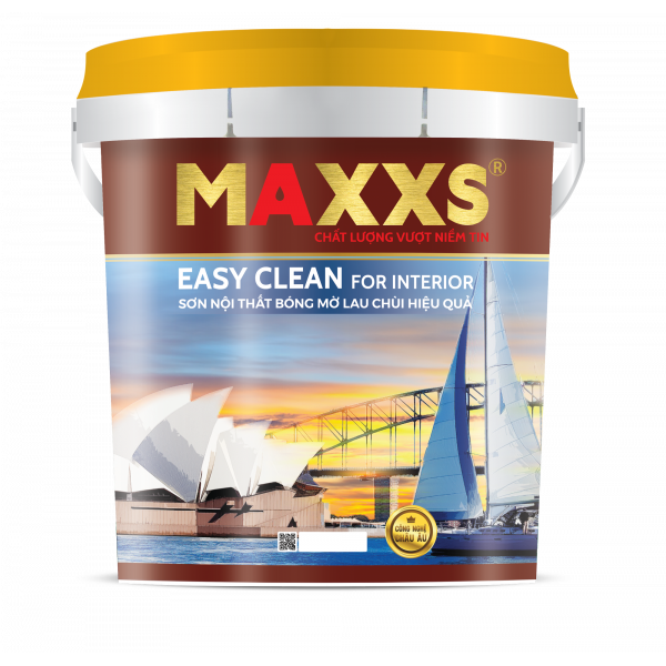 Sơn Nội Thất Bóng Mờ, Lau Chùi Hiệu Quả – Maxxs Easy Clean For Interior
