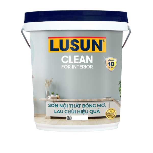 Sơn Nội Thất Bóng Mờ, Lau Chùi Hiệu Quả – Lusun Easy Clean