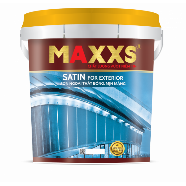 Sơn Ngoại Thất Bóng, Mịn Màng - Maxxs Satin For Exterior