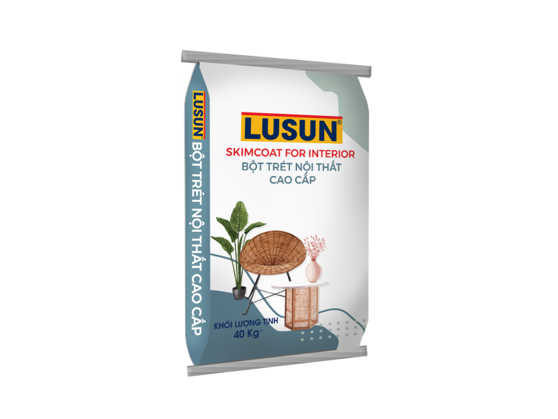 Bột Trét Nội Thất Cao Cấp – Lusun Skimcoat Interior