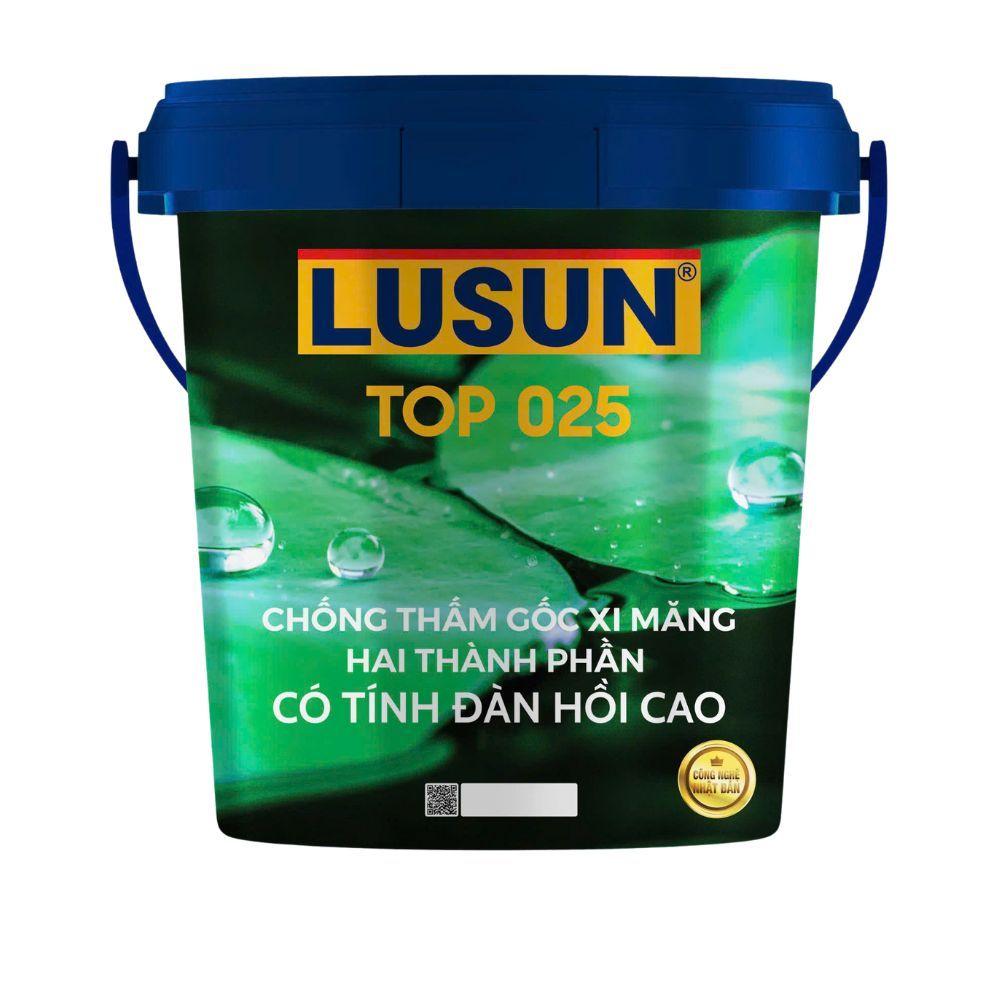 Sơn Chống Thấm Gốc Xi Măng 2 Thành Phần - Lusun Top 025