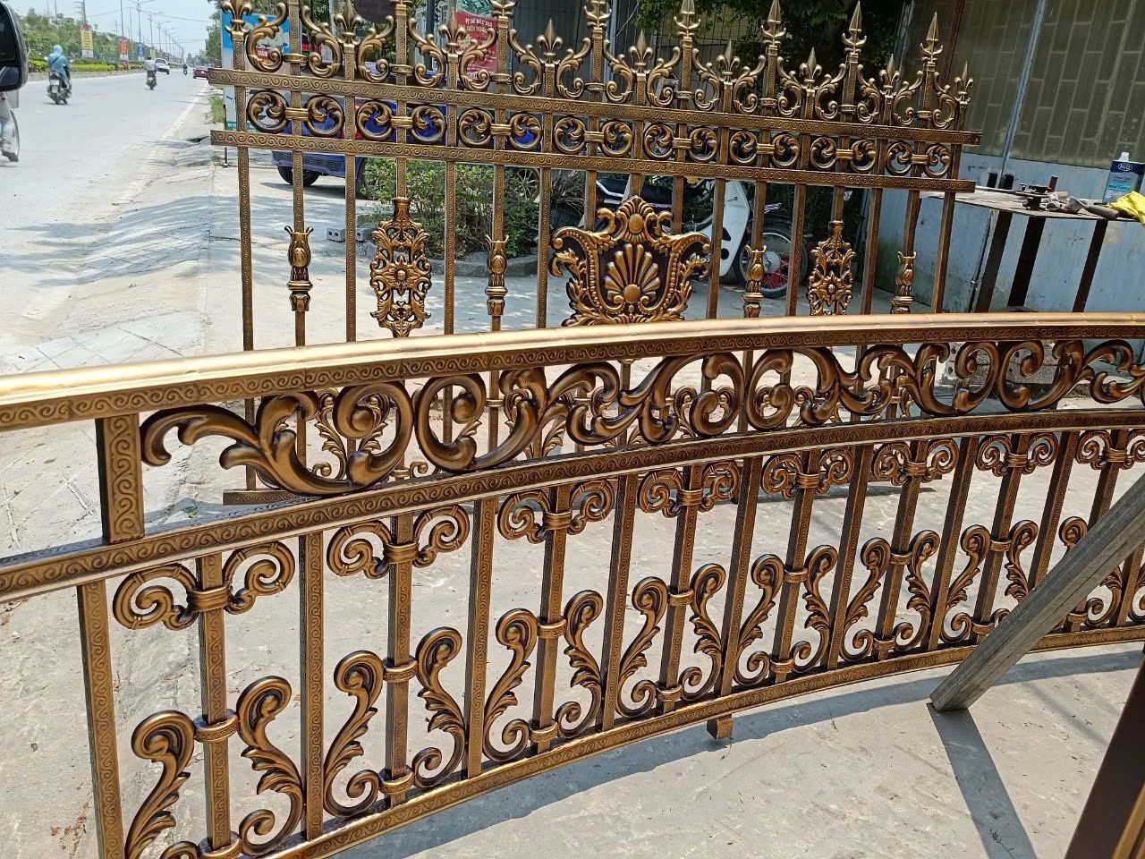  Lan Can Inox Sơn Nung 