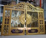  Cổng Inox Sơn Nung 