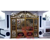  Cổng Inox Sơn Nung 