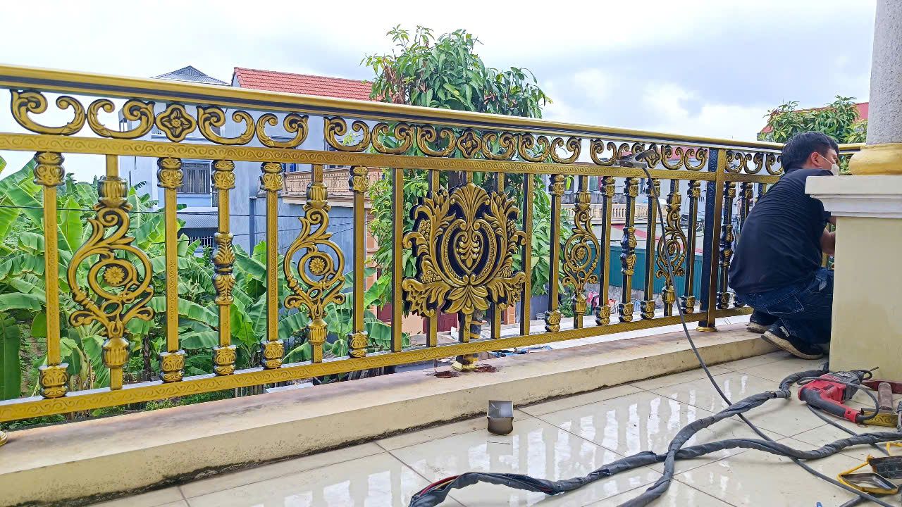  Lan Can Inox Sơn Nung 